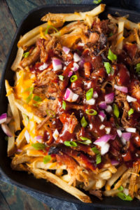 loaded carnitas fries