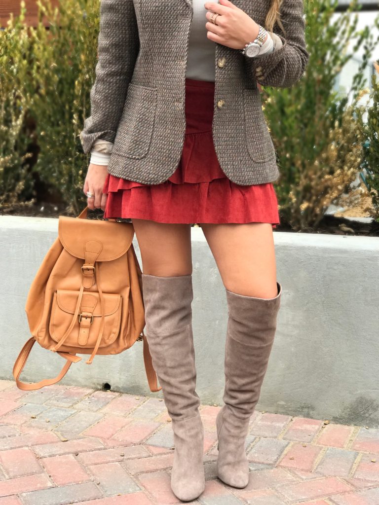 fall fashion over the knee boots